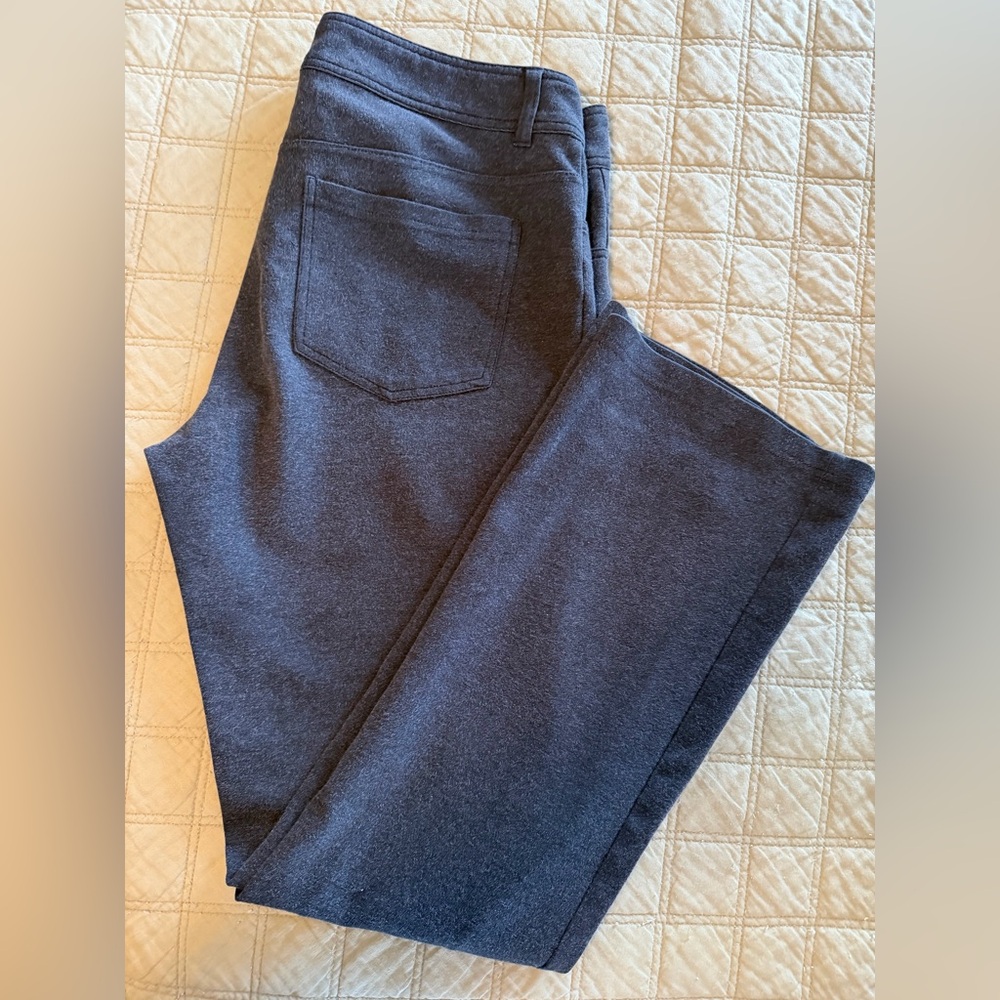 Faded Glory Women’s Charcoal boot cut easy wear with stretch size 14